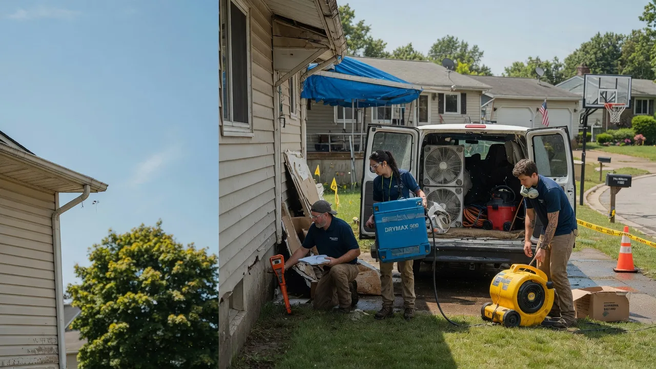 Ceiling Leak Cleanup in Neshkoro, WI near me