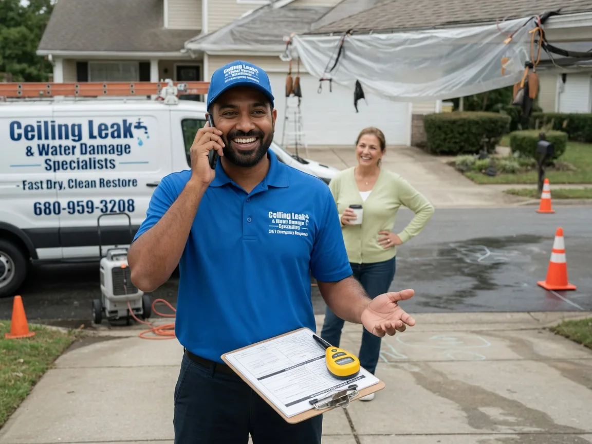 Ceiling Leak Cleanup Neshkoro, WI FAQs